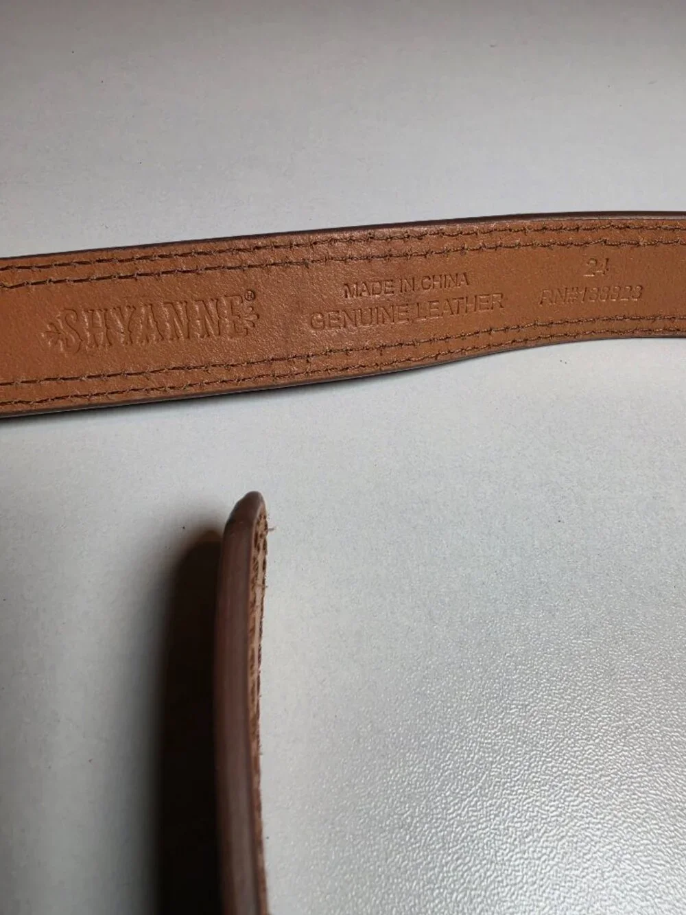 Shyanne Unicorn Magic Glitter Western Leather Belt Girls Sz 24 Women's Sz 00-2